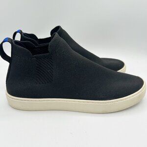 Rothy’s Chelsea Black High Top Sneakers Shoes Size 9 Classic Fall Women's